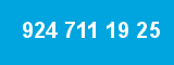 924 711 19 25 924 711 19 25